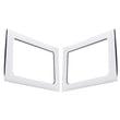 Load image into Gallery viewer, DEI 11-18 Jeep Wrangler JK 4-Door Boom Mat Rear Side Window Trim - 2 Piece - White - Main Product View