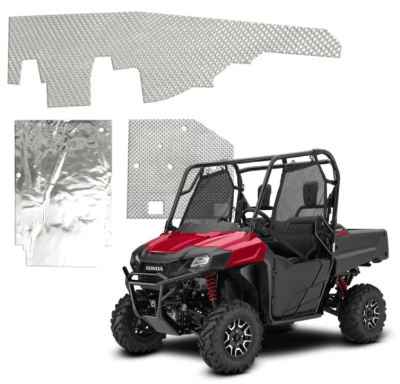 DEI 14-20 Honda Pioneer 700 Heat Shield Kit - Installation View