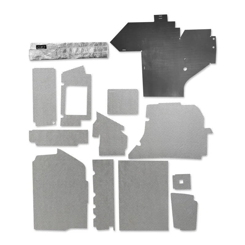 DEI 14-22 Kawasaki Teryx SXS Heat Shield Kit - Detail View