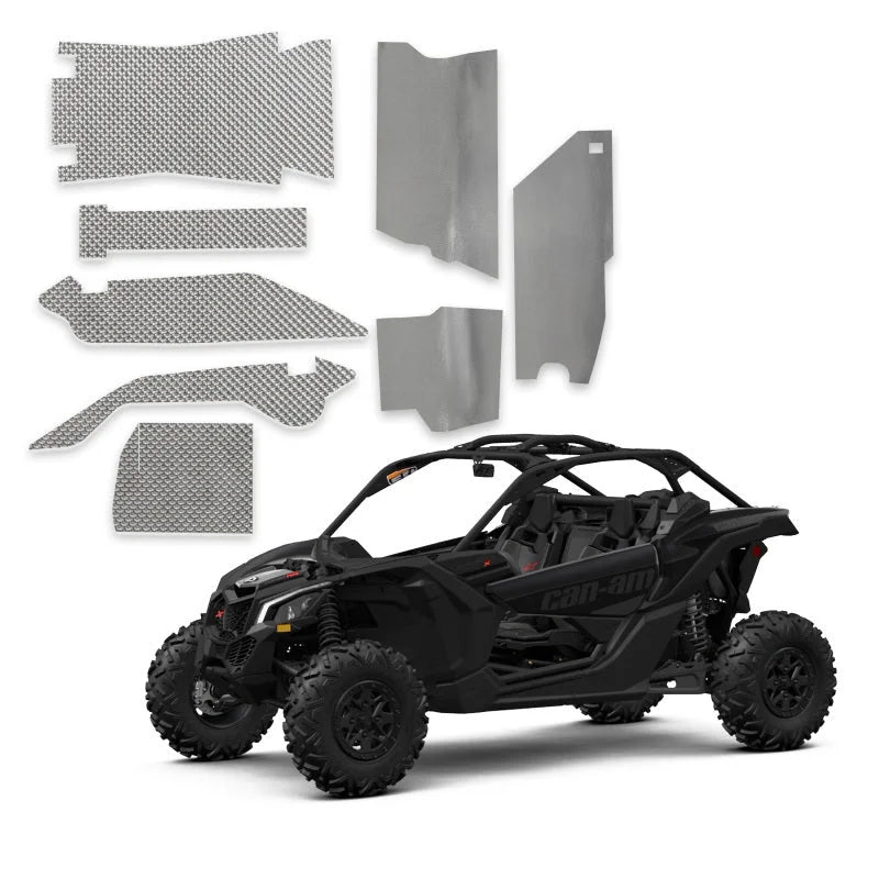 DEI 17-20 Can-Am Maverick X3 (2-Seater) Heat Control Kit - Back View