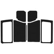 Load image into Gallery viewer, DEI 18-23 Jeep Wrangler JL 2-Door Boom Mat Complete Headliner Kit - 7 Piece - Black - Main Product View