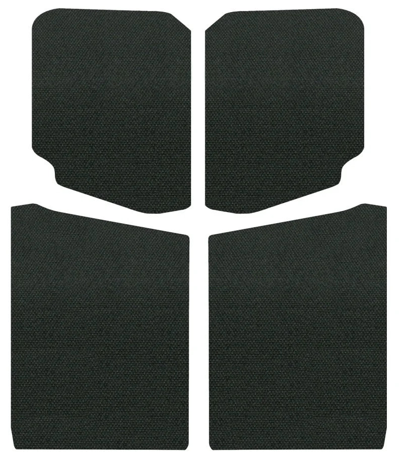 DEI 18-23 Jeep Wrangler JL 2-Door Boom Mat Headliner - 5 Piece - Black - Side View