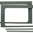 Load image into Gallery viewer, DEI 18-23 Jeep Wrangler JL 2-Door Boom Mat Rear Side Window Trim - 2 Piece - Gray - Main Product View