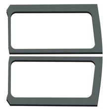 Load image into Gallery viewer, DEI 18-23 Jeep Wrangler JL 2-Door Boom Mat Rear Side Window Trim - 2 Piece - Gray - Side View