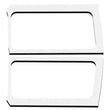 Load image into Gallery viewer, DEI 18-23 Jeep Wrangler JL 2-Door Boom Mat Rear Side Window Trim - 2 Piece - White - Main Product View
