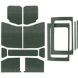 Load image into Gallery viewer, DEI 18-23 Jeep Wrangler JL 4-Door Boom Mat Complete Headliner Kit - 13 Piece - Gray - Main Product View