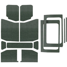 Load image into Gallery viewer, DEI 18-23 Jeep Wrangler JL 4-Door Boom Mat Complete Headliner Kit - 13 Piece - Gray - Main Product View