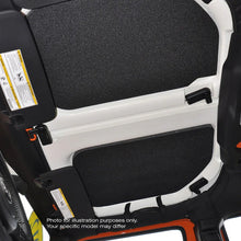 Load image into Gallery viewer, DEI 18-23 Jeep Wrangler JL 4-Door Boom Mat Complete Headliner Kit - 13 Piece - Gray - Detail View