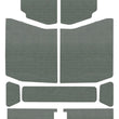 Load image into Gallery viewer, DEI 18-23 Jeep Wrangler JL 4-Door Boom Mat Headliner - 9 Piece - Gray - Side View