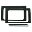 Load image into Gallery viewer, DEI 18-23 Jeep Wrangler JL 4-Door Boom Mat Rear Side Window Trim - 4 Piece - Black - Main Product View