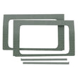 Load image into Gallery viewer, DEI 18-23 Jeep Wrangler JL 4-Door Boom Mat Rear Side Window Trim - 4 Piece - Gray - Main Product View