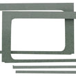 Load image into Gallery viewer, DEI 18-23 Jeep Wrangler JL 4-Door Boom Mat Rear Side Window Trim - 4 Piece - Gray - Side View