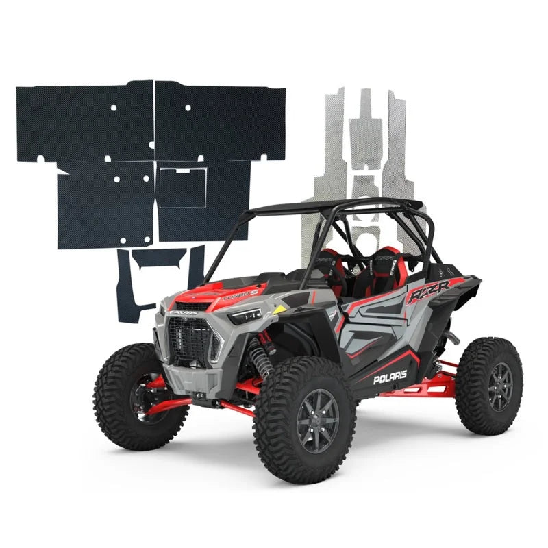DEI 19-20 Polaris RZR XP 1000/RZR XP Turbo/RZR Turbo S Complete Heat Control Kit - Back View