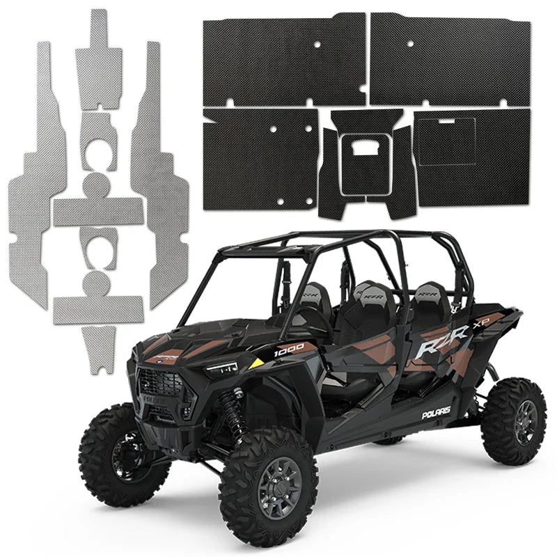 DEI 19-22 Polaris RZR XP 4 1000/RZR XP 4 Turbo/RZR Turbo 4 S Complete Heat Control Kit - Side View