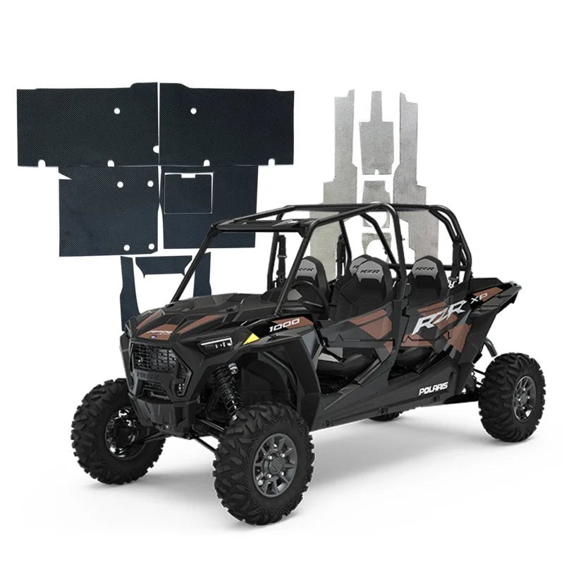 DEI 19-22 Polaris RZR XP 4 1000/RZR XP 4 Turbo/RZR Turbo 4 S Complete Heat Control Kit - Back View