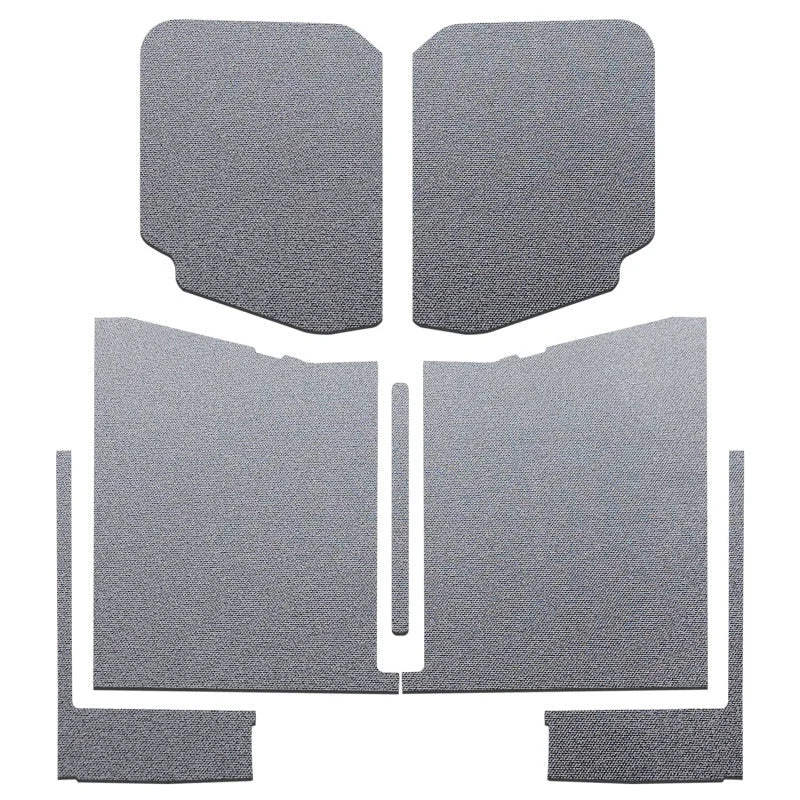 DEI 20-22 Jeep Gladiator JT 4-Door Boom Mat Complete Headliner Kit - 7 Piece - Gray - Main Product View