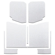 Load image into Gallery viewer, DEI 20-22 Jeep Gladiator JT 4-Door Boom Mat Complete Headliner Kit - 7 Piece - White - Main Product View