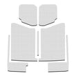 Load image into Gallery viewer, DEI 20-22 Jeep Gladiator JT 4-Door Boom Mat Complete Headliner Kit - 7 Piece - White - Side View