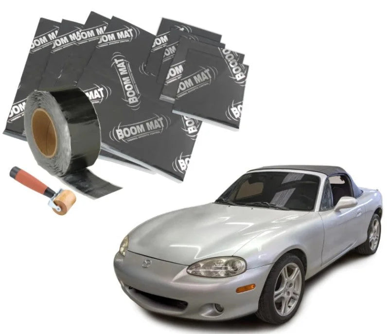 DEI 90-05 Mazda Miata NA & NB Interior Floor Vibration Damping Material Kit - Detail View