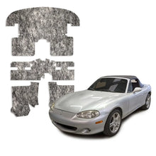 Load image into Gallery viewer, DEI 90-05 Mazda Miata NA &amp; NB Under Carpet Interior Insulation Kit - 1/2in Thick - Main Product View