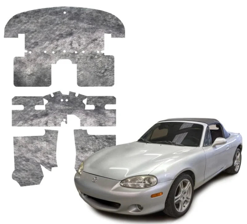 DEI 90-05 Mazda Miata NA & NB Under Carpet Interior Insulation Kit - 1/2in Thick - Additional View 5
