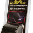 Load image into Gallery viewer, DEI Black Seaming Tape 1.5in x 15ft - Side View