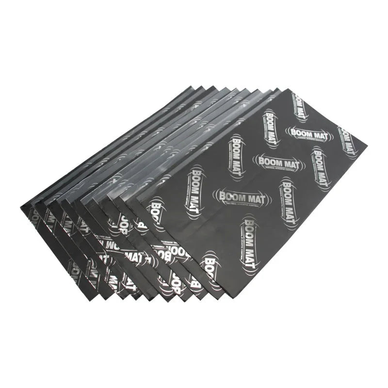 DEI Boom Mat Damping Material - 12-1/2in x 24in (2mm) - 20.8 sq ft - 10 Sheets - Side View