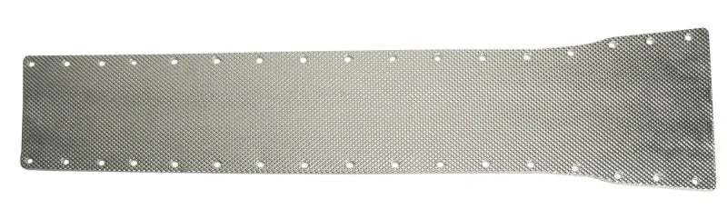 DEI Corvette C5 Trans. Tunnel Shield - Side View