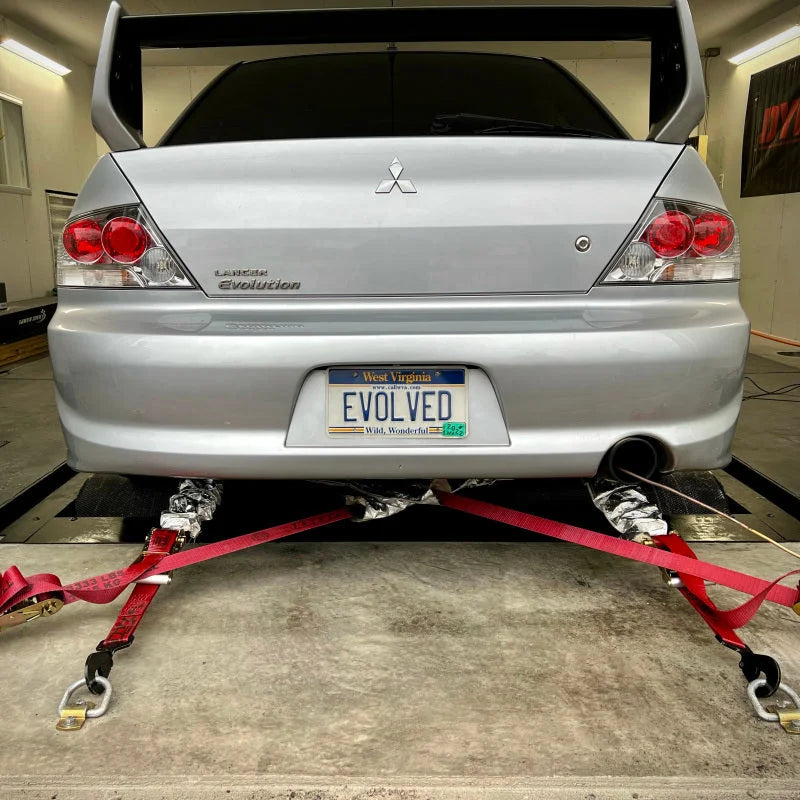 DEI Dyno Strap Heat Guard 5in w x 3ft - Aluminized - Installation View