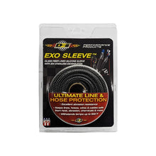 Load image into Gallery viewer, DEI EXO Series Sleeve 3/8in ID x 3ft - Black - Back View