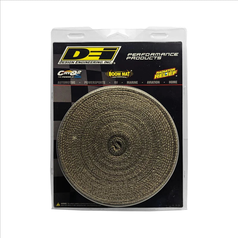 DEI Exhaust Wrap 1.5in x 30ft - EXO - Tan - Side View