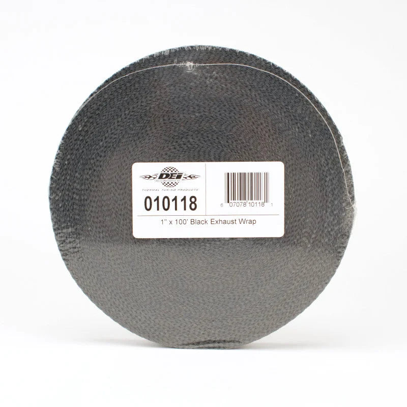 DEI Exhaust Wrap 1in x 100ft - Black - Back View