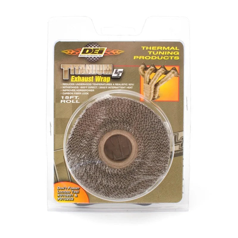 DEI Exhaust Wrap 1in x 15ft - Titanium - Additional View 5