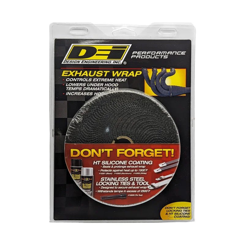 DEI Exhaust Wrap 1in x 50ft - Black - Detail View
