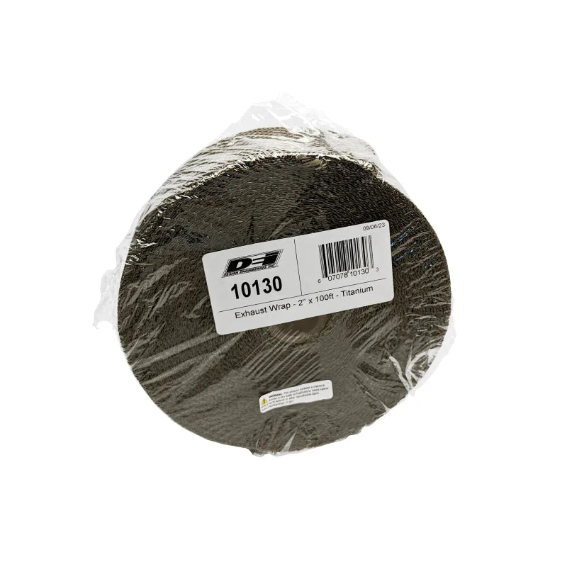 DEI Exhaust Wrap 2in x 100ft - Titanium - Back View