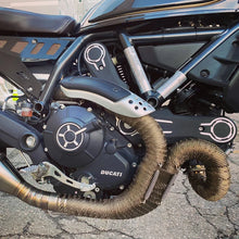 Load image into Gallery viewer, DEI Exhaust Wrap 2in x 15ft - Titanium - Side View