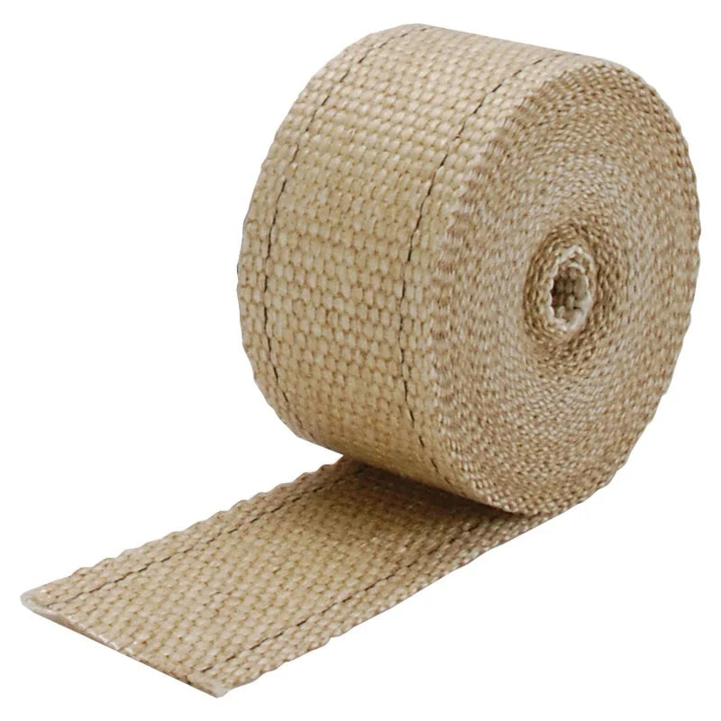 DEI Exhaust Wrap 2in x 25ft - Tan - Side View