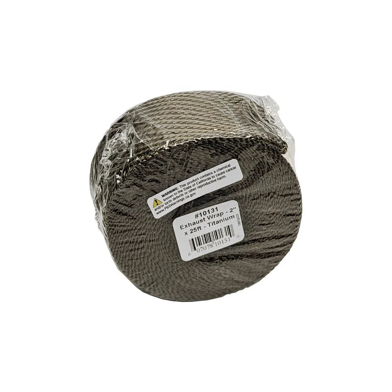 DEI Exhaust Wrap 2in x 25ft - Titanium - Back View