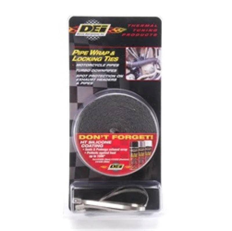 DEI Exhaust Wrap Kit - Pipe Wrap and Locking Tie - Black - Additional View 6