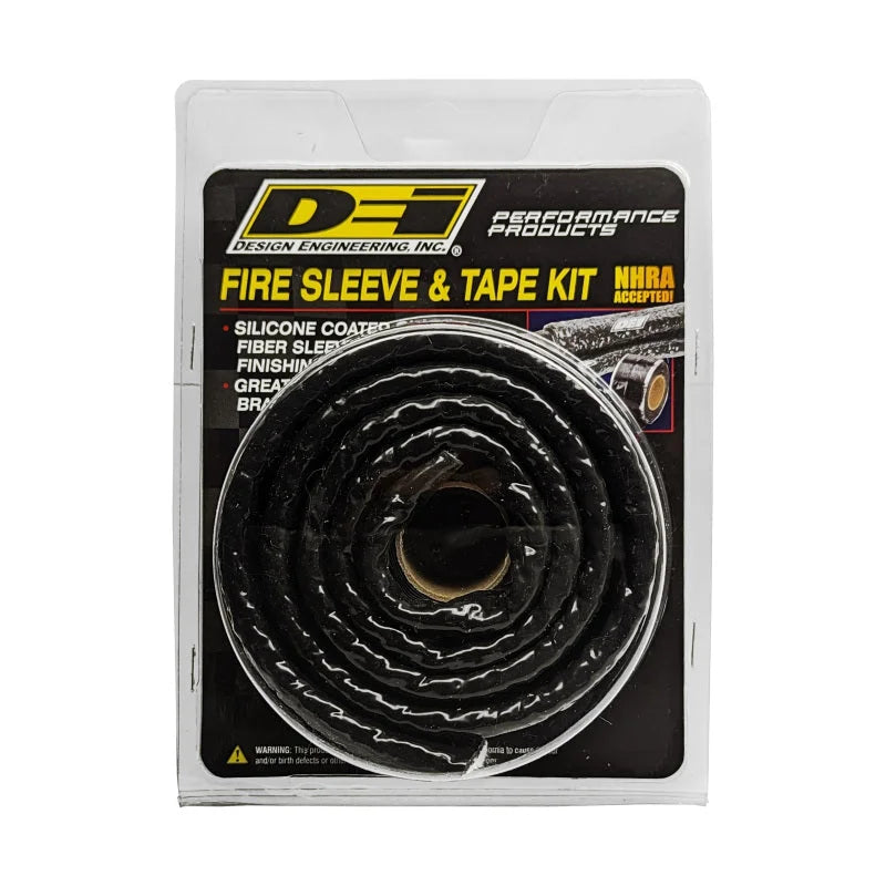 DEI Fire Sleeve and Tape Kit 1in I.D. x 3ft - Detail View