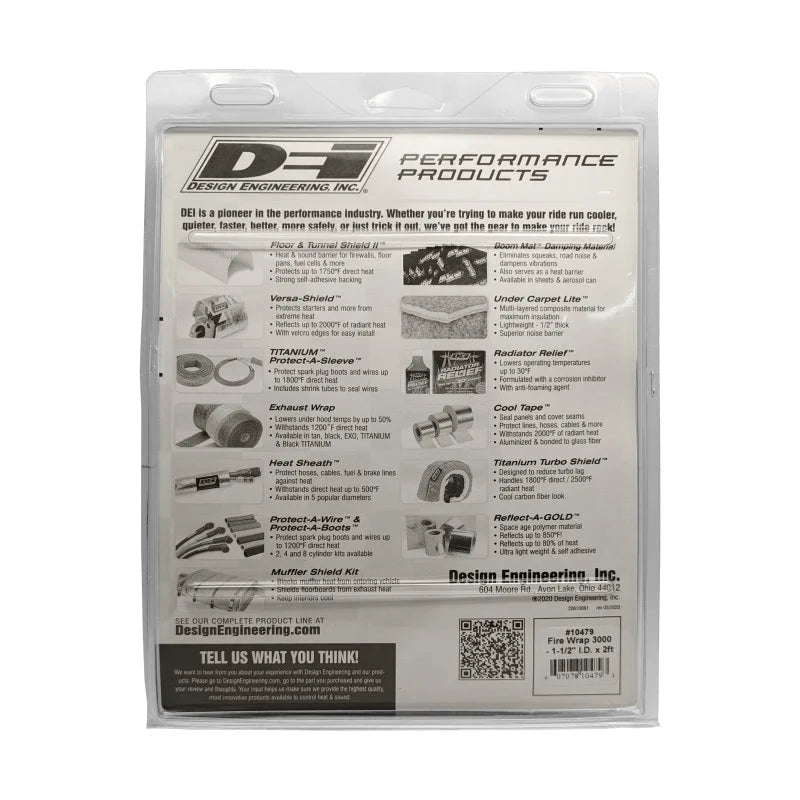 DEI Fire Wrap 3000 1-1/2in I.D. x 2ft - Additional View 5