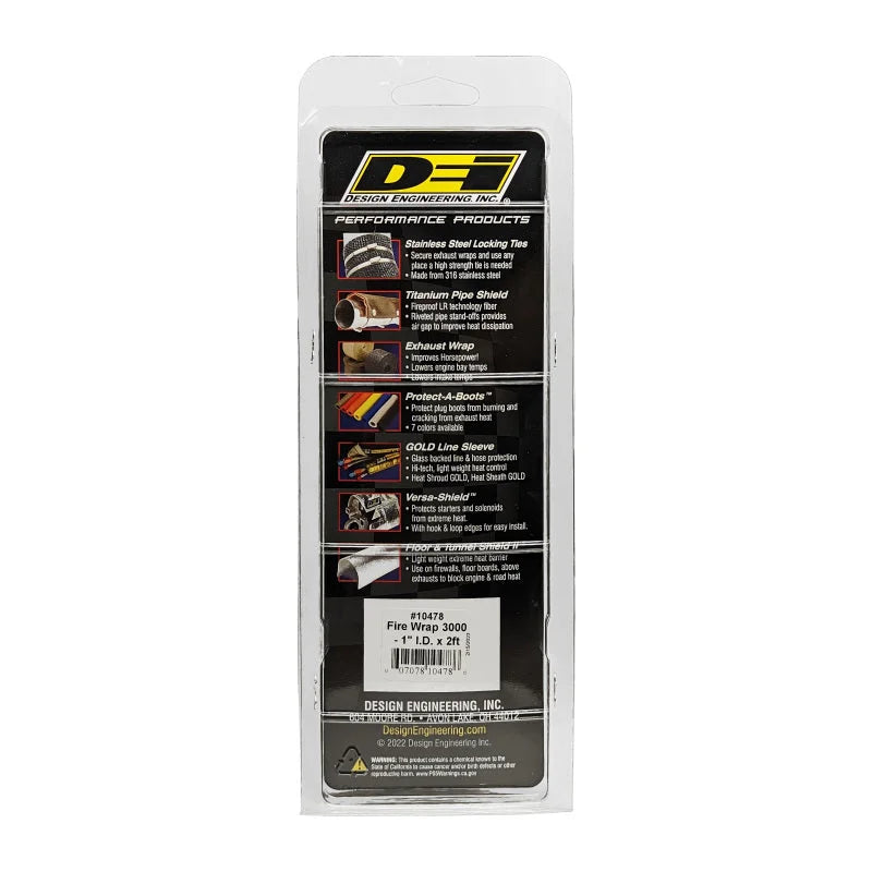 DEI Fire Wrap 3000 1in I.D. x 2ft - Installation View