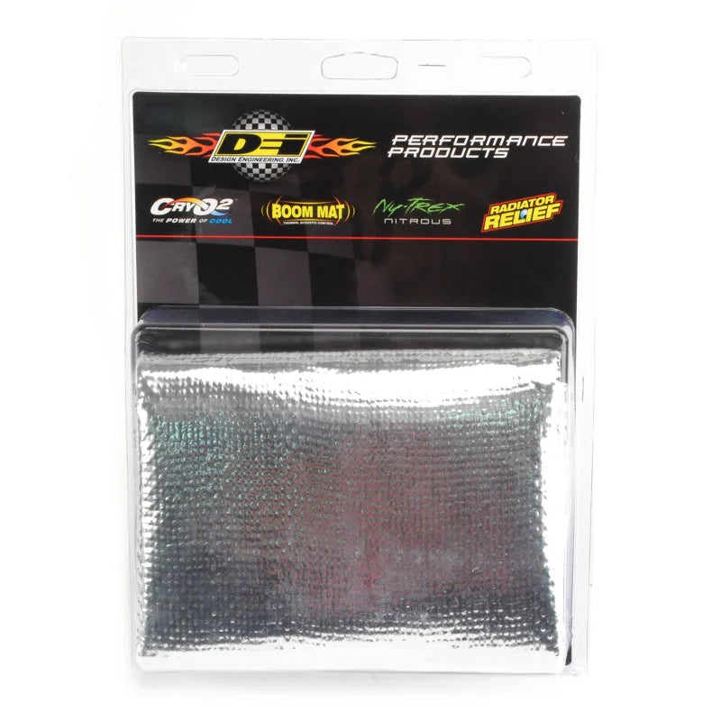 DEI Heat Screen 36in x 20in - Mylar Radiant Glass Fiber Matting w/Adhesive Backing - Back View