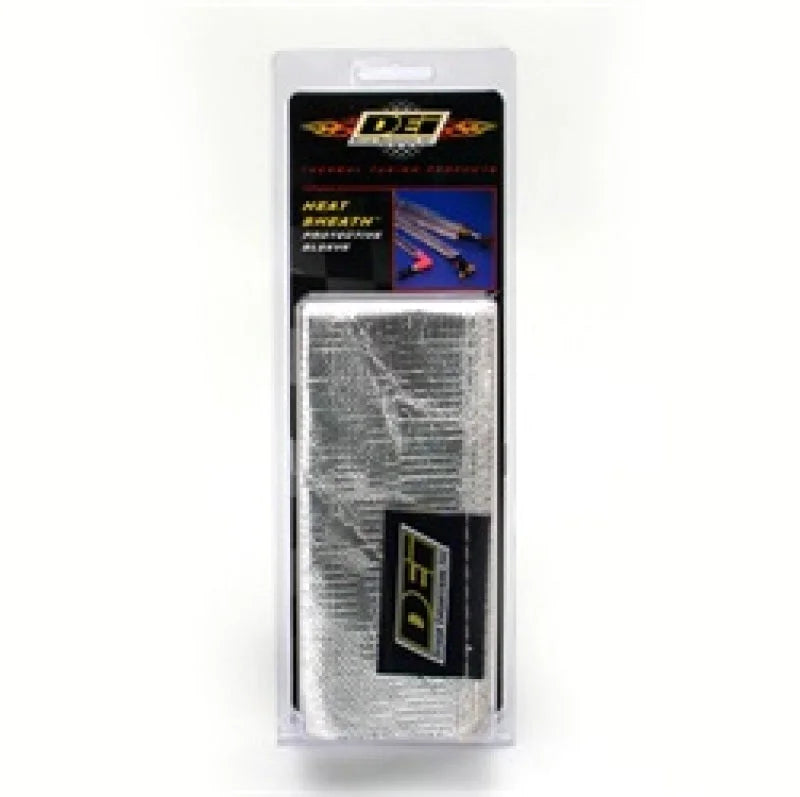 DEI Heat Sheath 1-1/2in I.D. x 3ft - Aluminized Sleeving - Sewn Edge - Installation View