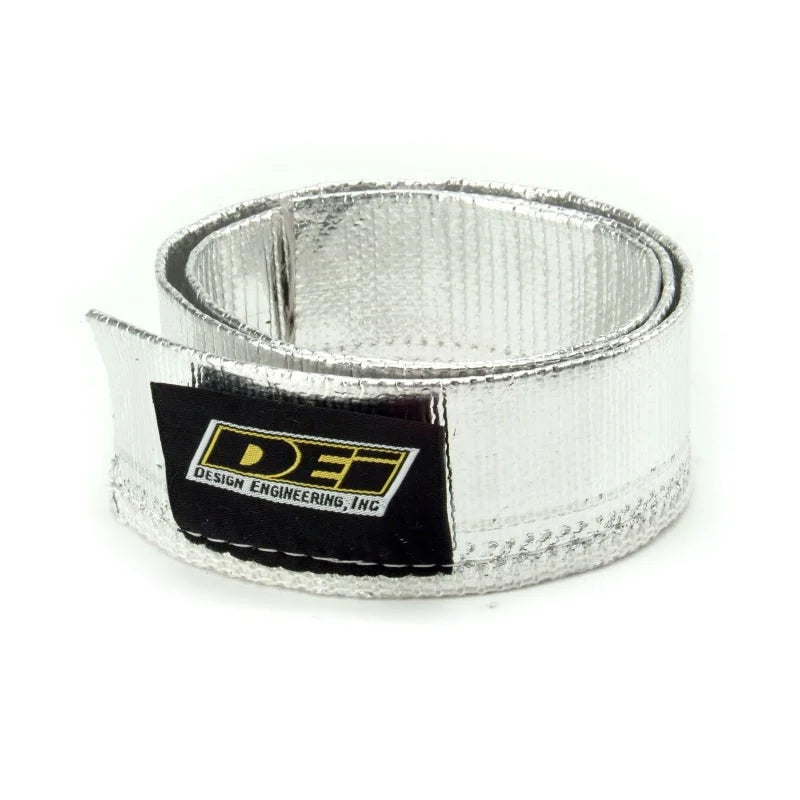 DEI Heat Sheath 1-1/4in I.D. x 3ft - Aluminized Sleeving - Sewn Edge - Main Product View