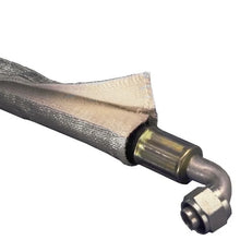 Load image into Gallery viewer, DEI Heat Shroud 1in I.D. x 3ft - Aluminized Sleeving - Hook and Loop Edge - Side View