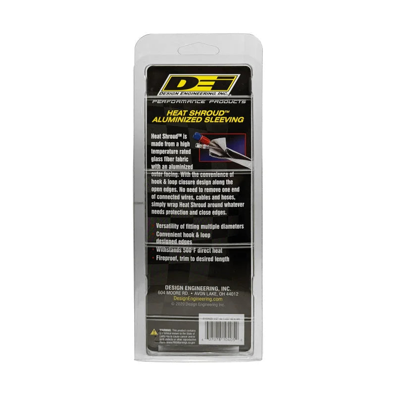 DEI Heat Shroud 1in I.D. x 3ft - Aluminized Sleeving - Hook and Loop Edge - Installation View