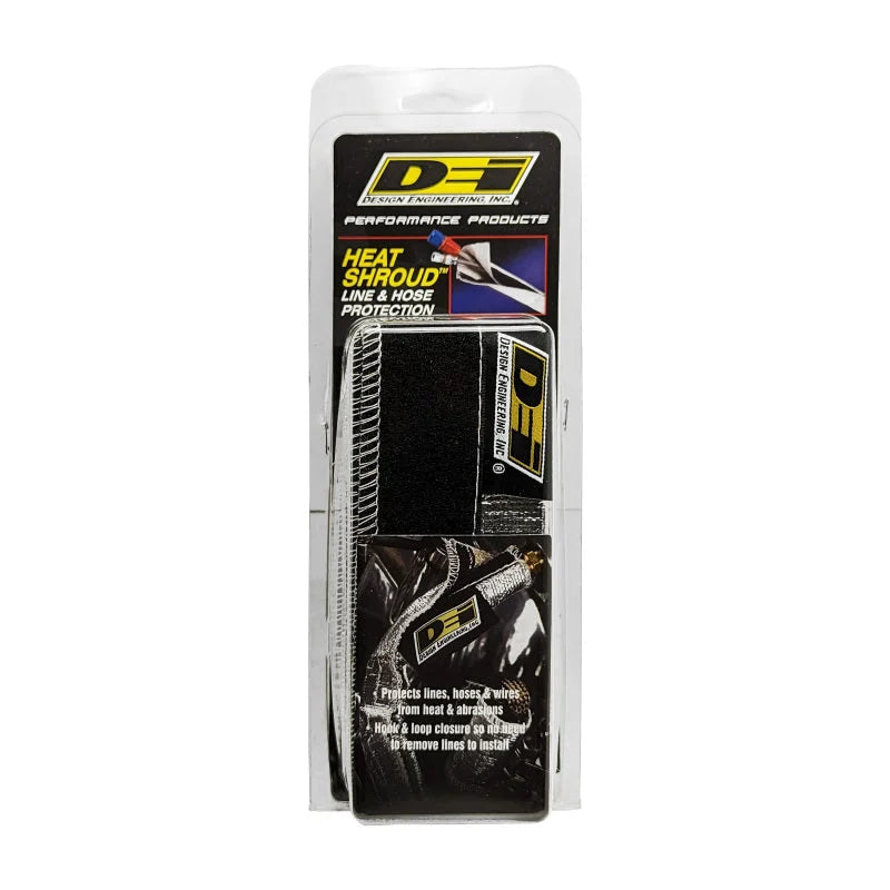 DEI Heat Shroud 2-1/2in x 3ft - Aluminized Sleeving-Hook and Loop Edge - Installation View