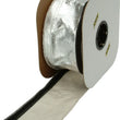 Load image into Gallery viewer, DEI Heat Shroud 2-1/2in x 50ft Spool - Aluminized Sleeving-Hook and Loop Edge - Side View