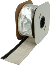 Load image into Gallery viewer, DEI Heat Shroud 2-1/2in x 50ft Spool - Aluminized Sleeving-Hook and Loop Edge - Side View